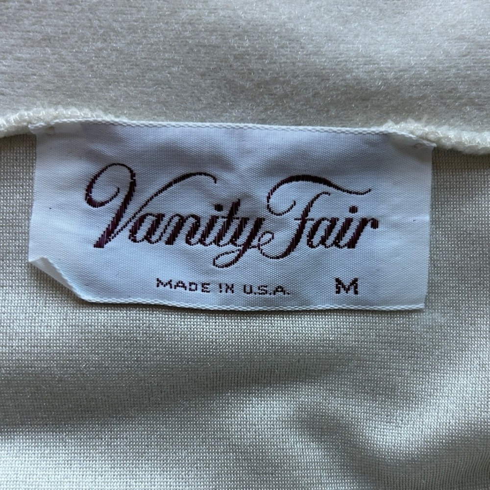Vtg Womens Embroidered Nightgown Sz M Cottage Coquette Grannycore Puff Sleeve - Picture 6 of 10